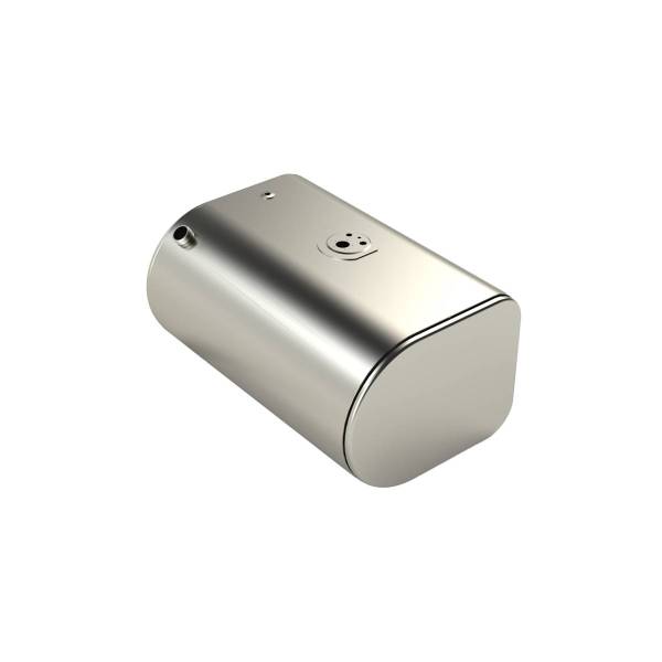 ALTTEC - FUEL TANK 19" X 25" DIAMETER 35" LENGTH 70 GALLONS D SHAPED DRIVER SIDE FRONT FILL WITHOUT STEP FOR INTERNATIONAL 4000 SERIES