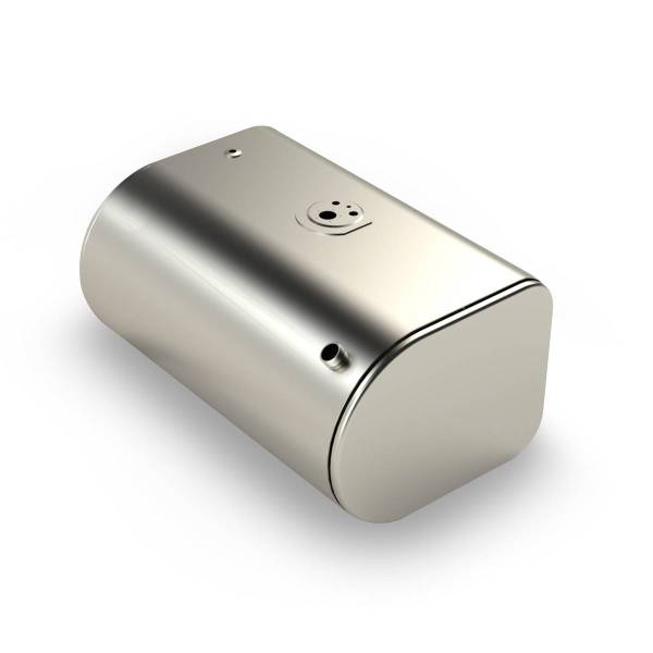 ALTTEC - FUEL TANK 16" X 25" DIAMETER 35" LENGTH 55 GALLONS D SHAPED PASSENGER SIDE FRONT FILL FOR INTERNATIONAL 4000 SERIE