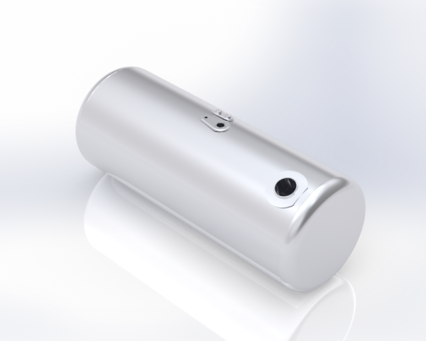 ALTTEC - FUEL TANK 23" DIAMETER 60" LENGTH 100 GALLONS PETERBILT DRIVER SIDE REAR FILL FOR PETERBILT 2008 - POST