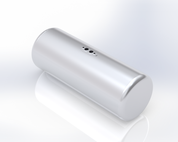 ALTTEC - ALUMINUM FUEL TANK 110 GALLON 23" DIAMETER 57" WITHOUT FILLER NECK FOR PETERBILT