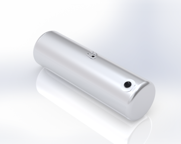 ALTTEC - FUEL TANK 23" DIAMETER 77" LENGTH 135 GALLONS DRIVER SIDE REAR FILL FOR PETERBILT 2007 - POST