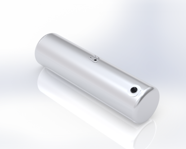ALTTEC - FUEL TANK 23" DIAMETER 87" LENGTH 150 GALLONS DRIVER SIDE REAR FILL FOR PETERBILT 2007