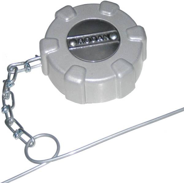 ALTTEC - 2" ALUMINUM GRAY POWDER-COATED FUEL CAP