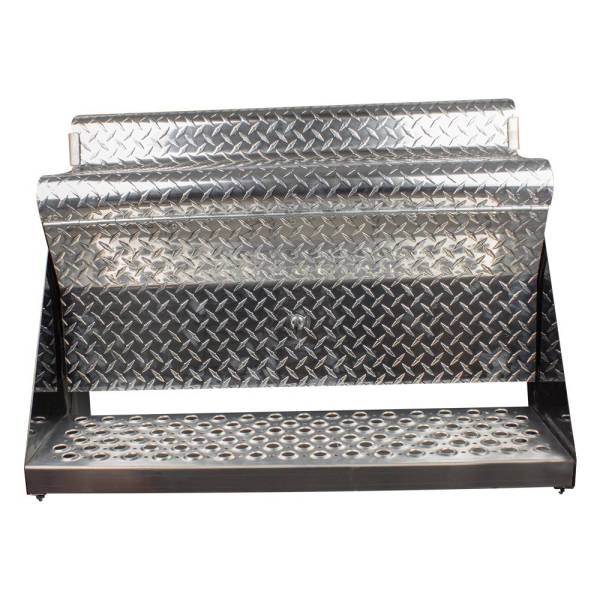 ALTTEC - BATTERY BOX 34" WITH STEP ALUMINIUN FOR KENWORTH T800 WITH LOCK