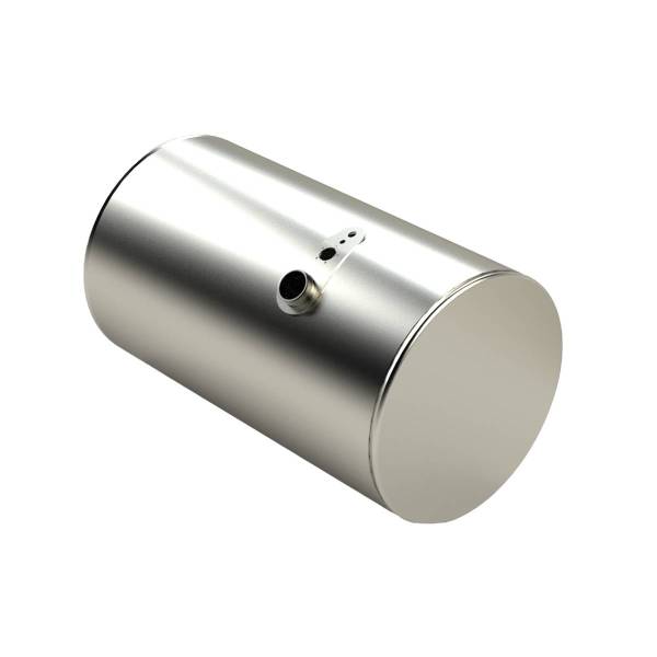 ALTTEC - ALUMINUM FUEL TANK 100 GALLON 26" DIAMETER 45 1/4" LENGTH REAR FILL DRIVER SIDE FOR VOLVO & MACK