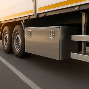 ALTTEC - Heavy Duty toolbox 24x24x60 Aluminum body & Chrome Stainless steel door - Image 3