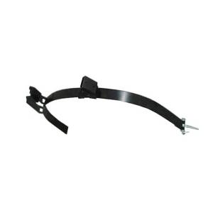 FUEL TANK STRAP 26" WITH STEP BRACKET PAINTED BLACK STEEL FOR INTERNATIONAL