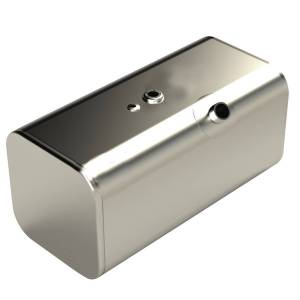 RECTANGULAR FUEL TANK 18" X 18 1/2" X 85" 100 GALLONS DRIVER SIDE REAR FILL FOR FREIGHTLINER M2