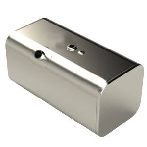 RECTANGULAR FUEL TANK 18" X 18 1/2" X 85" 100 GALLONS PASSENGER SIDE REAR FILL FOR FREIGHTLINER M2