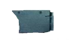 REAR FAIRING WITHOUT STEP CUOTOUT FOR KENWORTH T600B AERO CAB PASSENGER SIDE