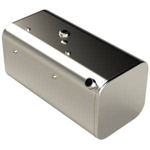 RECTANGULAR FUEL TANK 18" X 18 1/2" X 38" 55 GALLONS DRIVER SIDE REAR FILL FOR FREIGHTLINER 70/80