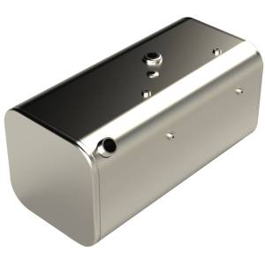 RECTANGULAR FUEL TANK 18" X 18 1/2" X 38" 55 GALLONS PASSENGER SIDE REAR FILL FOR FREIGHTLINER 70/80
