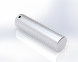 FUEL TANK 23" DIAMETER 87" LENGTH 150 GALLONS PASSENGER SIDE REAR FOR PETERBILT 2007