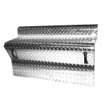 Aluminum Cover Battery Box 34" non-skid, Kenworth T800 Application