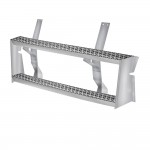 Aluminum Fuel Tank Step Set With Brackets, 48" Long, Freightliner Application