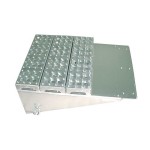 Aluminum Cover Battery Box 15 1/2" X 8 1/2" X 24"", Freightliner 120 Application, with step