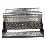 Aluminum Cover Battery Box non-skid, Kenworth T800 Application with lock
