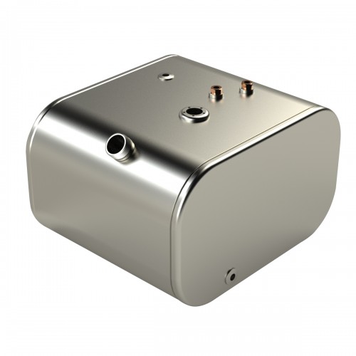 Fuel Tank Rectangular 15" X 25" Diameter, 21" Long, 28 Gallons, Center Fill , International 4700 Application