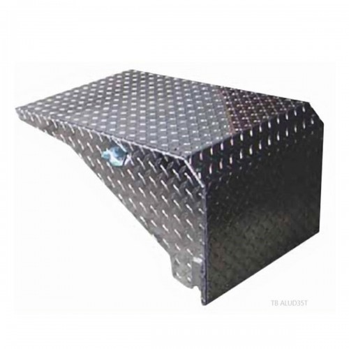 Aluminum Cover Battery Box non-skid, International  Prostar Application